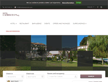 Tablet Screenshot of hotelcamprodon.com